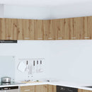 vidaXL Függő szekrény Riga Artisan tölgy és fehér 57 x 57 x 40 cm