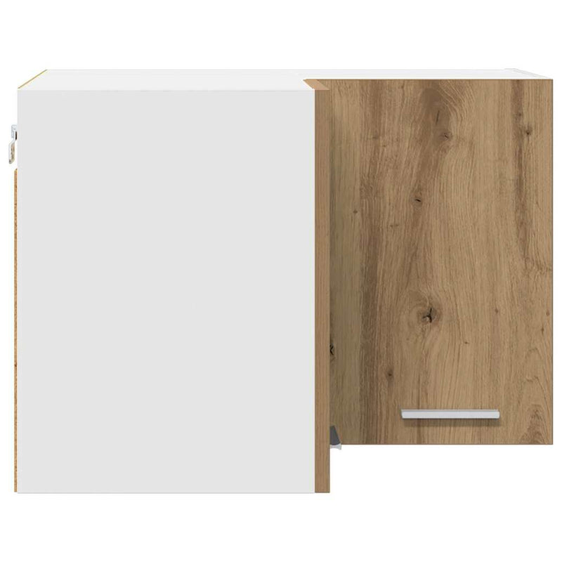 vidaXL Függő szekrény Riga Artisan tölgy és fehér 57 x 57 x 40 cm