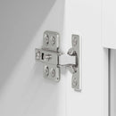 vidaXL Függő szekrény tárolóval Riga Fehér 40 x 31 x 40 cm Faanyag