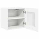 vidaXL Függő szekrény tárolóval 2 pcs Fehér 40 x 31 x 40 cm Faanyag