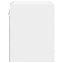 vidaXL Függő szekrény ajtóval Riga 2 pcs Fehér 40 x 31 x 40 cm Faanyag