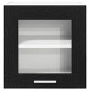 vidaXL Függő szekrény Riga 2 pcs Fekete tölgy 40 x 31 x 40 cm Faanyag