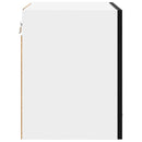 vidaXL Függő szekrény Riga 2 pcs Fekete tölgy 40 x 31 x 40 cm Faanyag