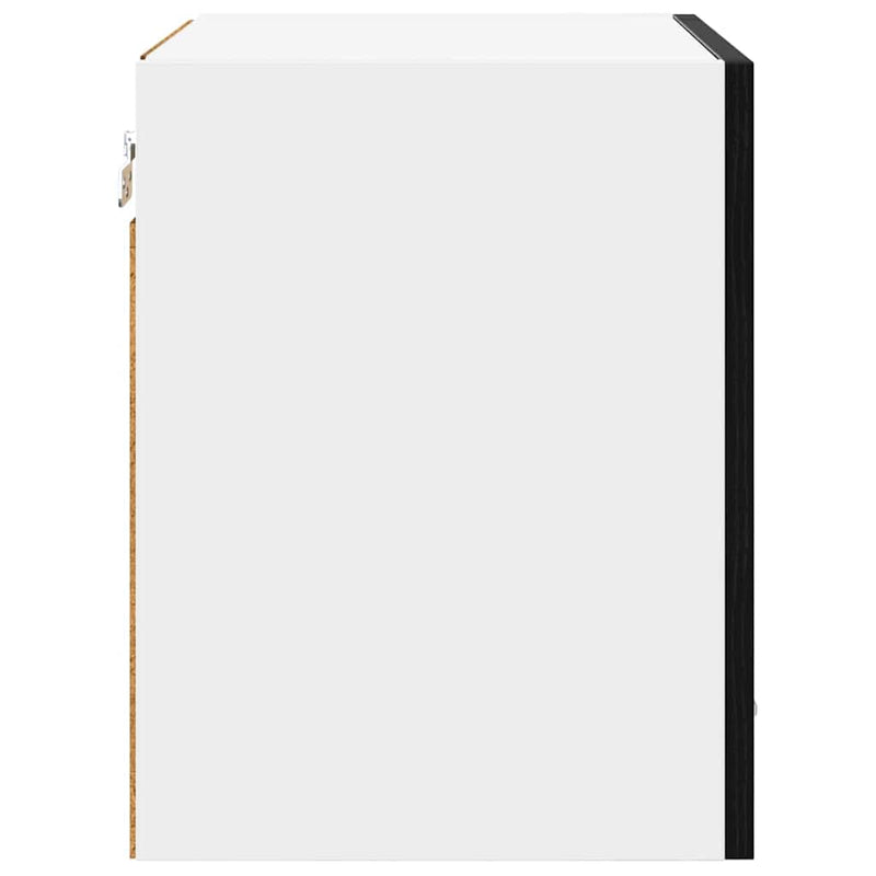 vidaXL Függő szekrény Riga 2 pcs Fekete tölgy 40 x 31 x 40 cm Faanyag