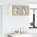vidaXL Függő szekrény 2 pcs Sonoma tölgy 40 x 31 x 40 cm Faanyag