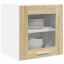 vidaXL Függő szekrény 2 pcs Sonoma tölgy 40 x 31 x 40 cm Faanyag