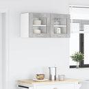 vidaXL Függő szekrény Riga 2 pcs Beton Szürke 40 x 31 x 40 cm Faanyag