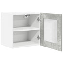 vidaXL Függő szekrény Riga 2 pcs Beton Szürke 40 x 31 x 40 cm Faanyag