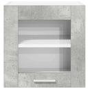 vidaXL Függő szekrény Riga 2 pcs Beton Szürke 40 x 31 x 40 cm Faanyag