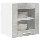 vidaXL Függő szekrény Riga 2 pcs Beton Szürke 40 x 31 x 40 cm Faanyag