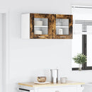 vidaXL Függő szekrény 2 pcs Füstölt tölgy 40 x 31 x 40 cm Faanyag
