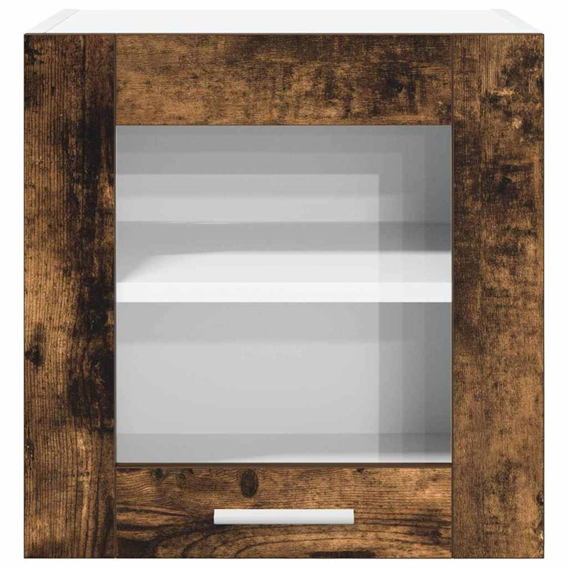 vidaXL Függő szekrény Riga 2 pcs Füstölt tölgy 40 x 31 x 40 cm Faanyag