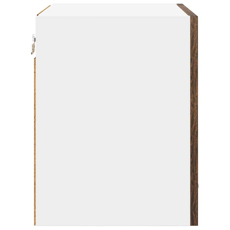 vidaXL Függő szekrény Riga 2 pcs Füstölt tölgy 40 x 31 x 40 cm Faanyag