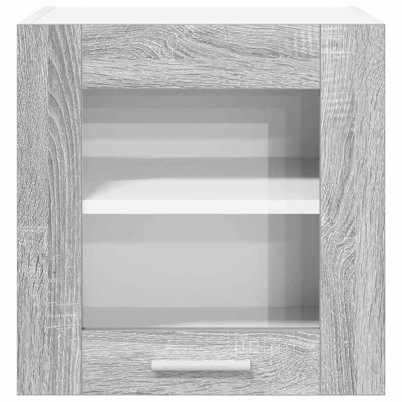 vidaXL Függő szekrény Riga 2 pcs Szürke Sonoma 40 x 31 x 40 cm Faanyag