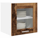 vidaXL Függő szekrény tárolóval 2 pcs Öreg fa 40 x 31 x 40 cm Faanyag
