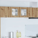 vidaXL Függő szekrény Riga 2 pcs Artisan tölgy 40 x 31 x 40 cm Faanyag