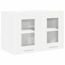 vidaXL Függő szekrény tárolóval 2 pcs Fehér 60 x 31 x 40 cm Faanyag