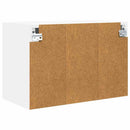 vidaXL Függő szekrény tárolóval 2 pcs Fehér 60 x 31 x 40 cm Faanyag