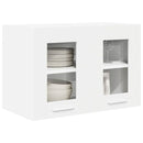 vidaXL Függő szekrény tárolóval 2 pcs Fehér 60 x 31 x 40 cm Faanyag