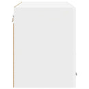 vidaXL Függő szekrény ajtóval Riga 2 pcs Fehér 60 x 31 x 40 cm Faanyag