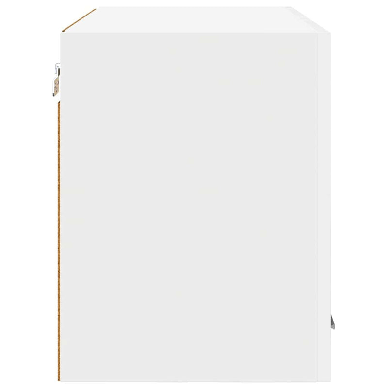 vidaXL Függő szekrény ajtóval Riga 2 pcs Fehér 60 x 31 x 40 cm Faanyag