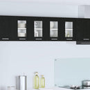 vidaXL Függő szekrény 2 pcs Fekete tölgy 60 x 31 x 40 cm Faanyag
