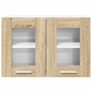 vidaXL Függő szekrény 2 pcs Sonoma tölgy 60 x 31 x 40 cm Faanyag