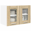 vidaXL Függő szekrény 2 pcs Sonoma tölgy 60 x 31 x 40 cm Faanyag