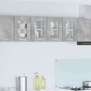 vidaXL Függő szekrény 2 pcs Beton Szürke 60 x 31 x 40 cm Faanyag