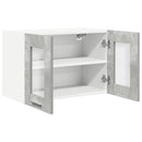 vidaXL Függő szekrény 2 pcs Beton Szürke 60 x 31 x 40 cm Faanyag