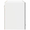 vidaXL Függő szekrény 2 pcs Beton Szürke 60 x 31 x 40 cm Faanyag