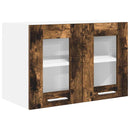 vidaXL Függő szekrény Riga 2 pcs Füstölt tölgy 60 x 31 x 40 cm Faanyag