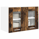 vidaXL Függő szekrény 2 pcs Füstölt tölgy 60 x 31 x 40 cm Faanyag
