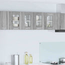 vidaXL Függő szekrény 2 pcs Szürke Sonoma 60 x 31 x 40 cm Faanyag