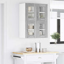 vidaXL Függő szekrény 2 pcs Szürke Sonoma 60 x 31 x 40 cm Faanyag