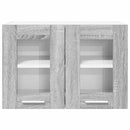 vidaXL Függő szekrény Riga 2 pcs Szürke Sonoma 60 x 31 x 40 cm Faanyag