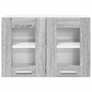 vidaXL Függő szekrény 2 pcs Szürke Sonoma 60 x 31 x 40 cm Faanyag