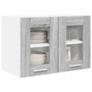 vidaXL Függő szekrény 2 pcs Szürke Sonoma 60 x 31 x 40 cm Faanyag