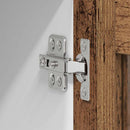 vidaXL Függő szekrény Riga 2 pcs Öreg fa 60 x 31 x 40 cm Faanyag