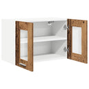 vidaXL Függő szekrény tárolóval 2 pcs Öreg fa 60 x 31 x 40 cm Faanyag