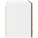 vidaXL Függő szekrény tárolóval 2 pcs Öreg fa 60 x 31 x 40 cm Faanyag