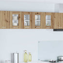 vidaXL Függő szekrény Riga 2 pcs Artisan tölgy 60 x 31 x 40 cm Faanyag