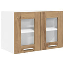 vidaXL Függő szekrény Riga 2 pcs Artisan tölgy 60 x 31 x 40 cm Faanyag