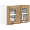 vidaXL Függő szekrény Riga 2 pcs Artisan tölgy 60 x 31 x 40 cm Faanyag