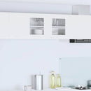 vidaXL Függő szekrény tárolóval Riga Fehér 80 x 31 x 40 cm Faanyag