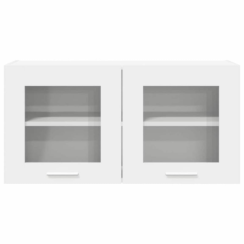 vidaXL Függő szekrény tárolóval Riga Fehér 80 x 31 x 40 cm Faanyag