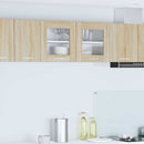 vidaXL Függő szekrény Riga Sonoma tölgy és fehér 80 x 31 x 40 cm