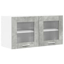 vidaXL Függő szekrény Riga Beton szürke és fehér 80 x 31 x 40 cm