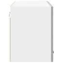 vidaXL Függő szekrény Riga Beton szürke és fehér 80 x 31 x 40 cm