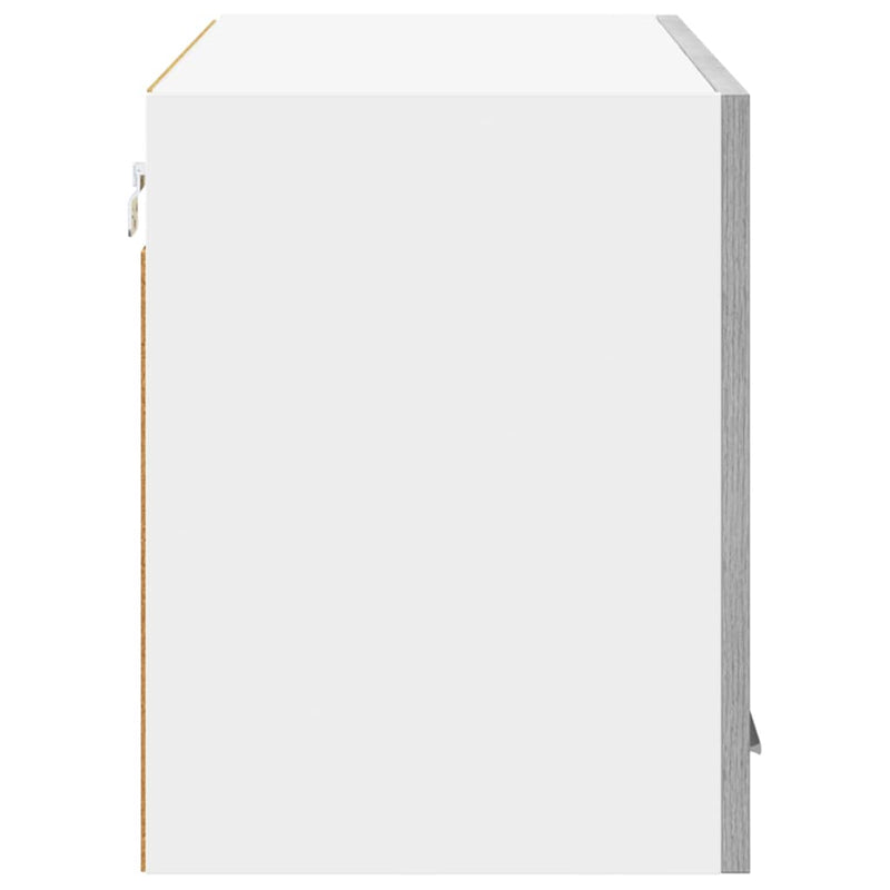 vidaXL Függő szekrény Riga Szürke Sonoma és fehér 80 x 31 x 40 cm